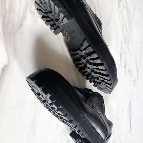 Alaia Eyelet Derby Loafers in Black | US size 6 (EU 36.5) | Excellent Condition - Picture 14 of 16